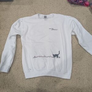 Women's Holiday Cat Sweatshirt